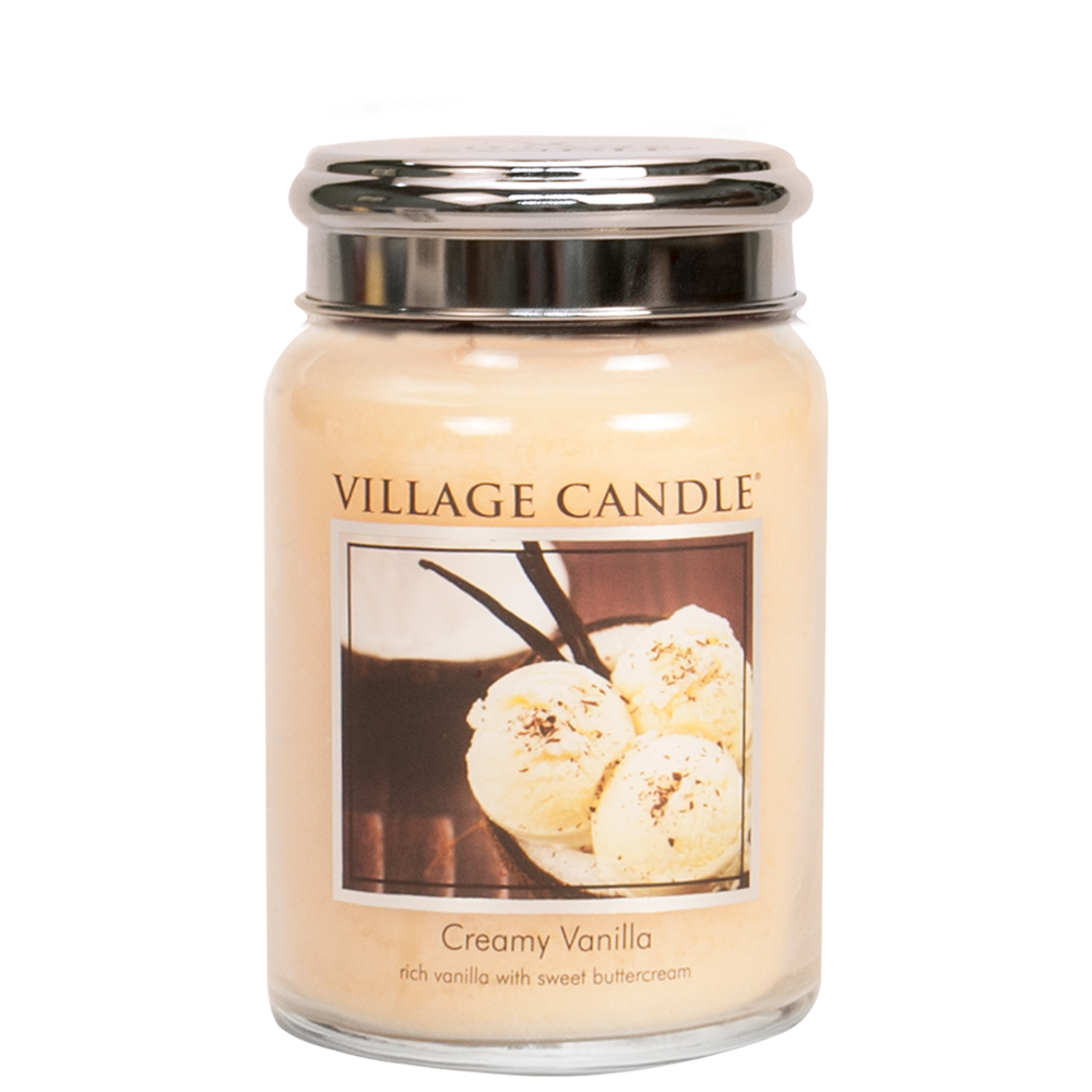 Duftkerzenladen Village Candle Creamy Vanilla 602 g 2 Docht